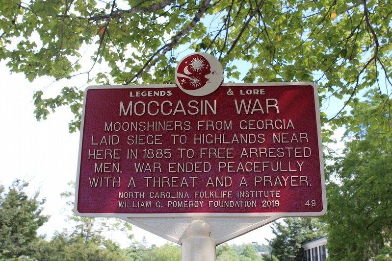 Moccasin War Marker image. Click for full size.
