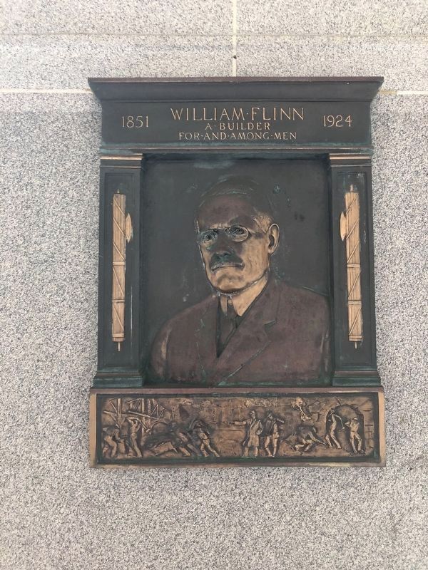 William Flinn Plaque. Click for full size. William Flinn Plaque image. Click for full size.