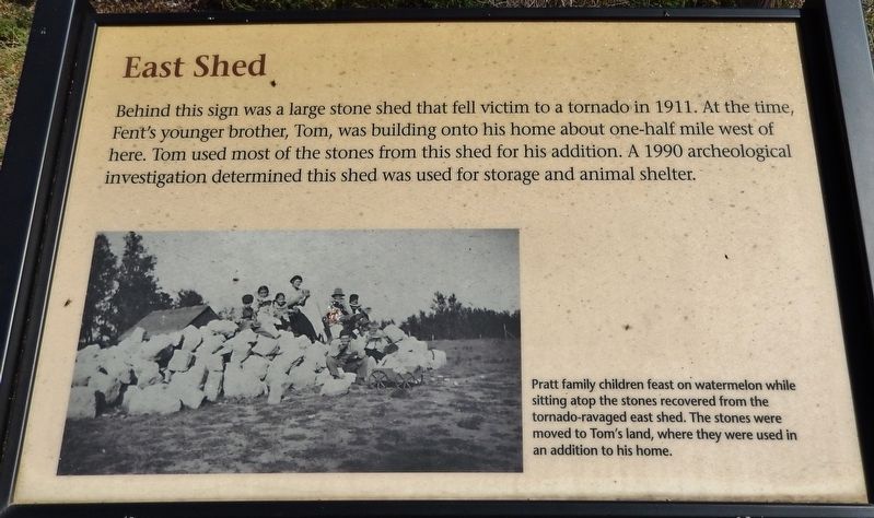 East Shed Marker image. Click for full size.