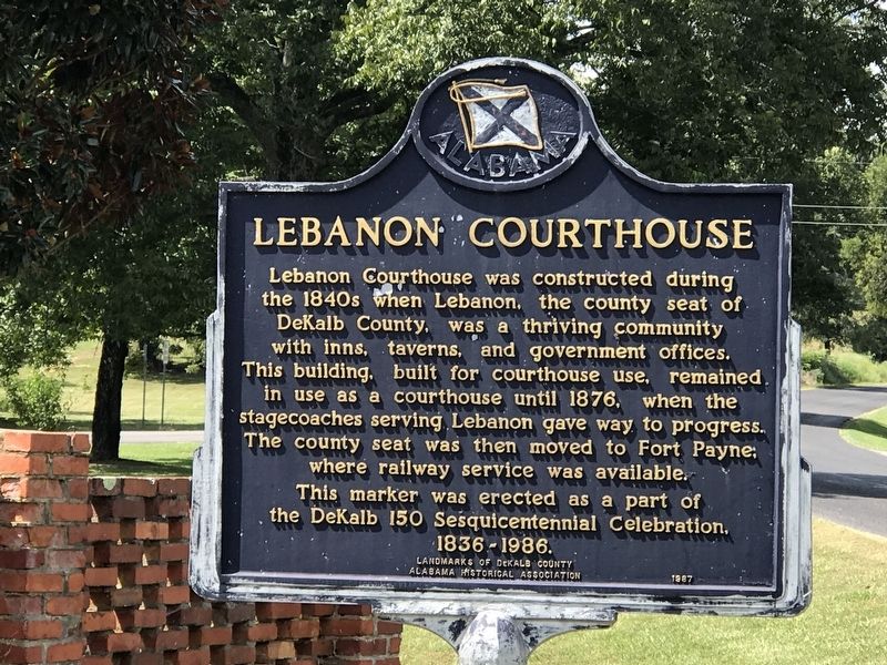 Lebanon Courthouse Marker image. Click for full size.