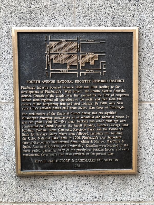 Fourth Avenue National Register Historic District Marker image. Click for full size.