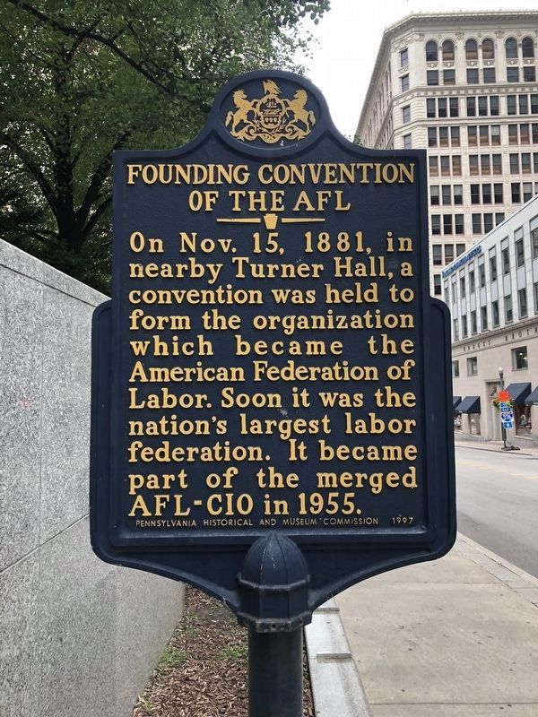 Founding Convention of the AFL Marker image. Click for full size.