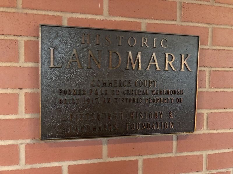 Commerce Court Marker. Click for full size. Commerce Court Marker image. Click for full size.
