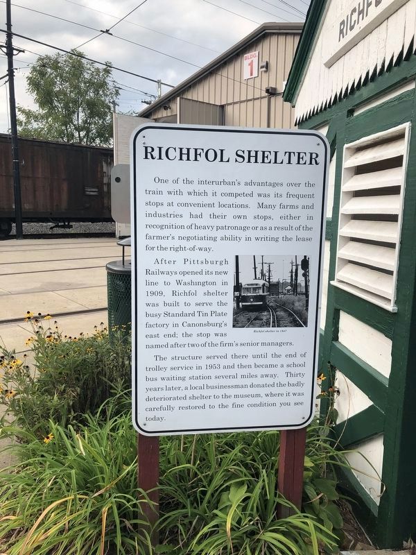 Richfol Shelter Marker image. Click for full size.