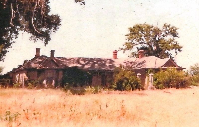 Marker detail: The house as it appeared in 1982 image. Click for full size.