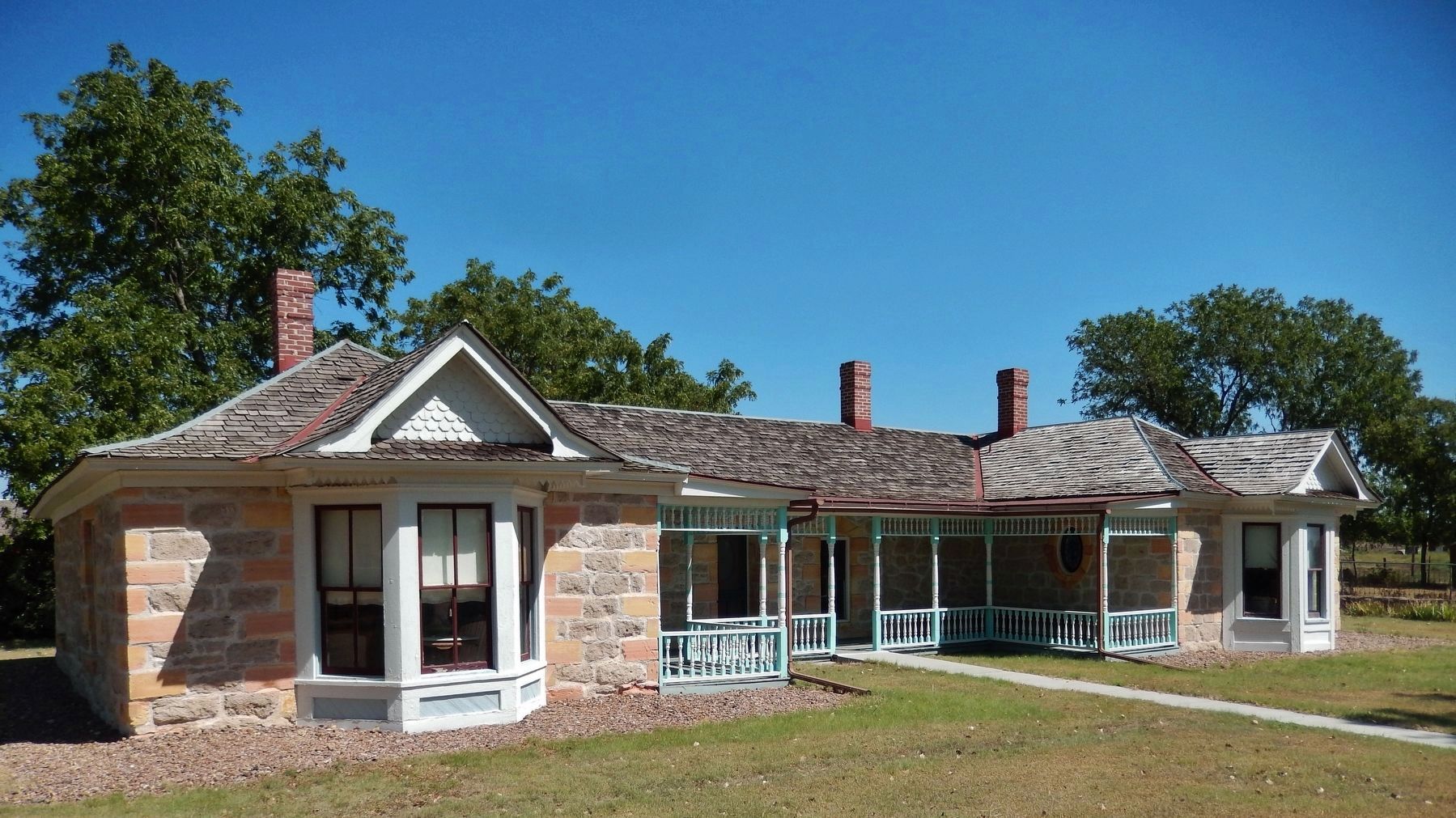 Cottonwood Ranch House (<i>southwest elevation</i>). Click for full size. Cottonwood Ranch House (<i>southwest elevation</i>) image. Click for full size.