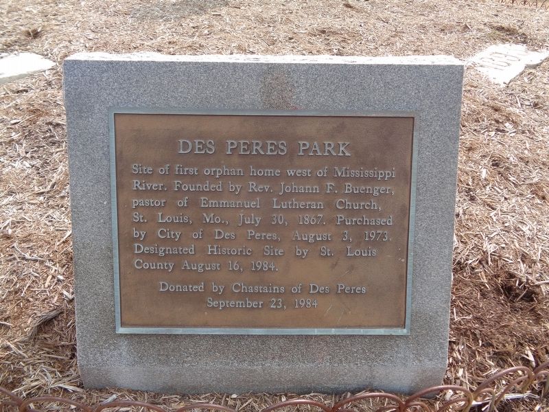 Des Peres Park Marker image. Click for full size.