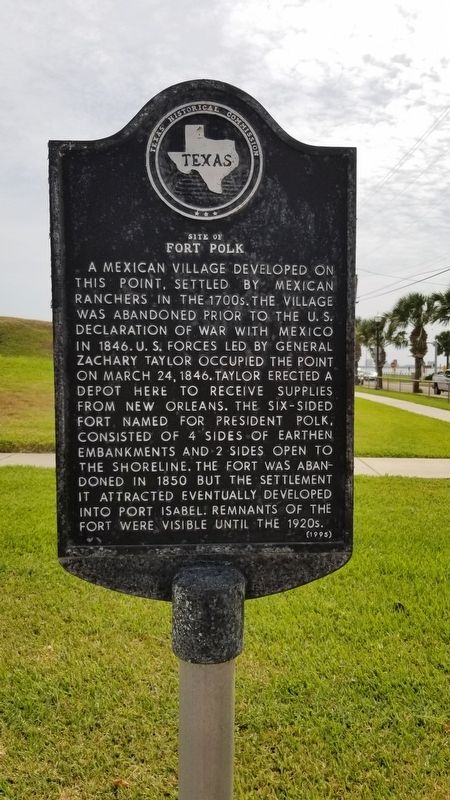 Site of Fort Polk Marker image. Click for full size.