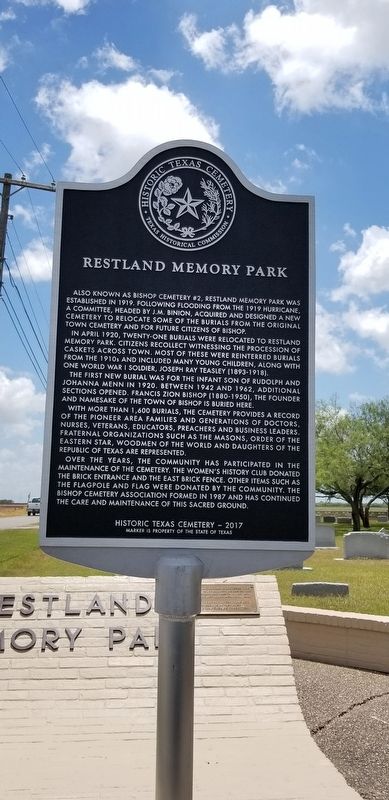 Restland Memory Park Marker image. Click for full size.