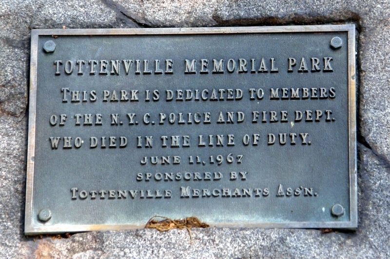 Tottenville Memorial Park, June 2013. Click for full size. Tottenville Memorial Park, June 2013 image. Click for full size.
