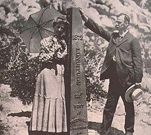 Von Schmidt with a State Boundary Monument, east of Brockway image. Click for full size.