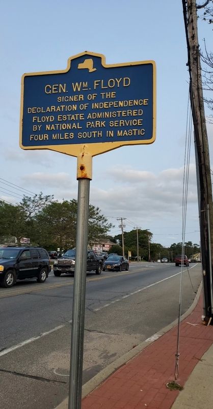 Gen William Floyd Marker. Click for full size. Gen William Floyd Marker image. Click for full size.