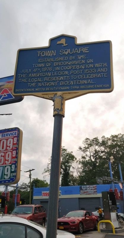 Town Square Marker. Click for full size. Town Square Marker image. Click for full size.
