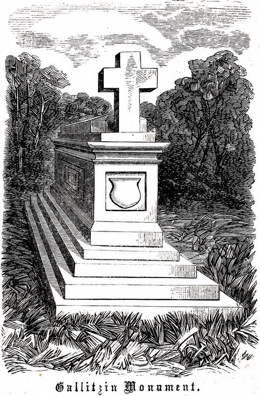Gallitzin Monument image. Click for full size.