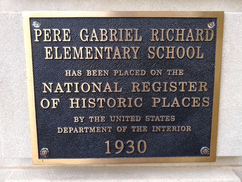 Pere Gabriel Richard Elementary School image. Click for full size.