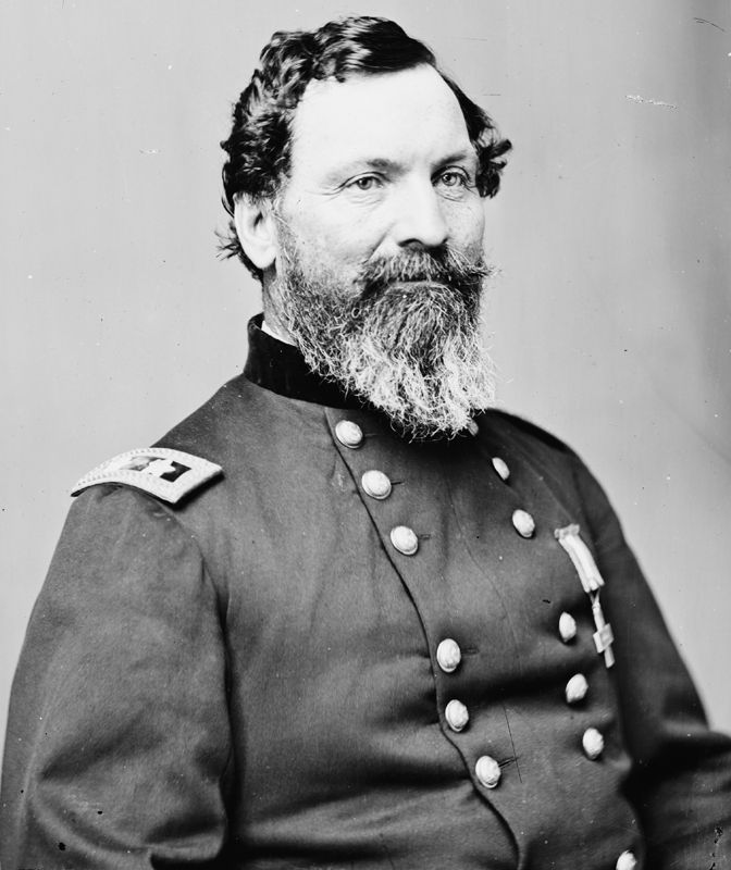 Major-General John Sedgwick,<br>Killed at Spotsyvania in the Wilderness,<br>May 9. 1864 image. Click for full size.