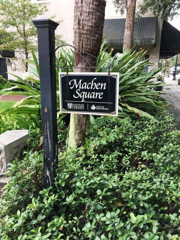 Machen Square sign image. Click for full size.