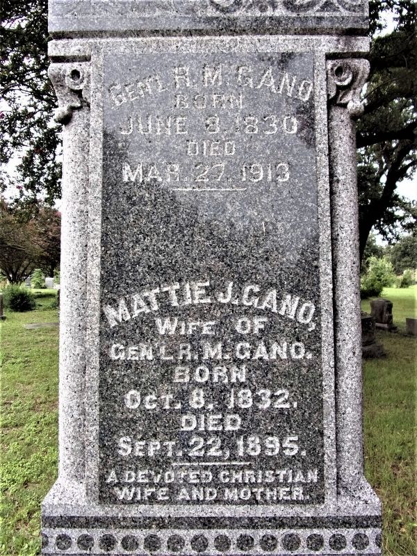 Richard M. Gano, CSA gravesite. Click for full size. Richard M. Gano, CSA gravesite image. Click for full size.