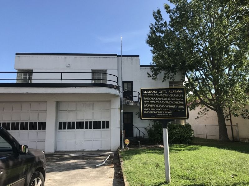 Alabama City, Alabama Marker. Click for full size. Alabama City, Alabama Marker image. Click for full size.