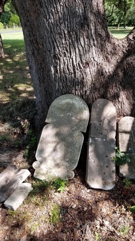 William and Thankful Wharton's Original Tombstones image. Click for full size.