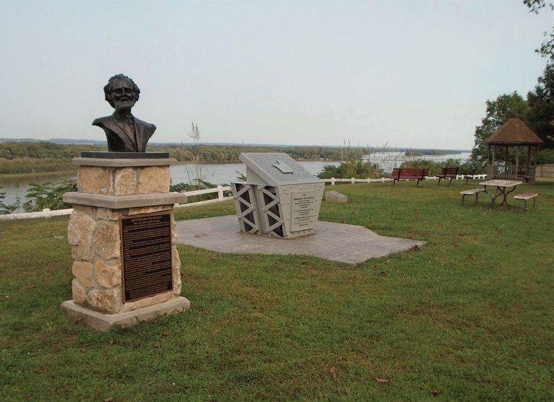 John Brooks Henderson Monument in Riverfront/Henderson Park image. Click for full size.