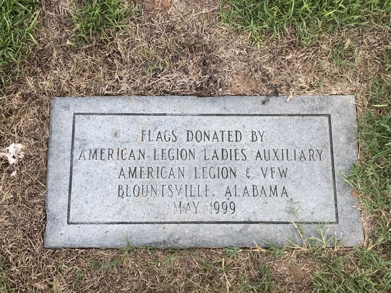 In Honor of Those Who Served Marker (second stone across sidewalk). Click for full size. In Honor of Those Who Served Marker (second stone across sidewalk) image. Click for full size.