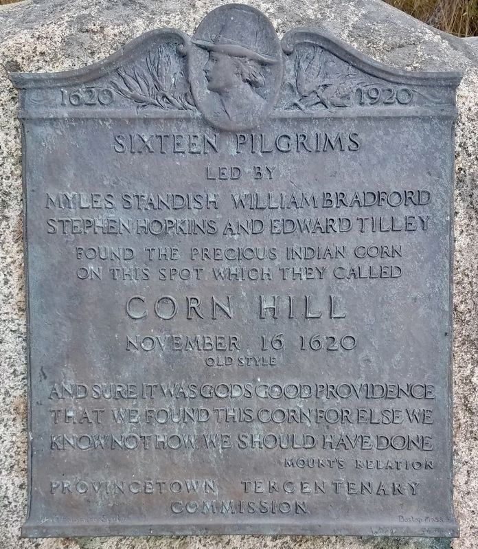 Sixteen Pilgrims Marker. Click for full size. Sixteen Pilgrims Marker image. Click for full size.
