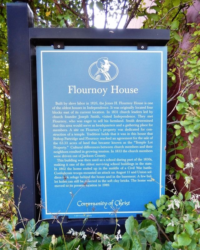 Flournoy House Marker. Click for full size. Flournoy House Marker image. Click for full size.