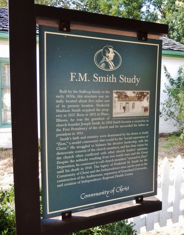 F.M. Smith Study Marker. Click for full size. F.M. Smith Study Marker image. Click for full size.