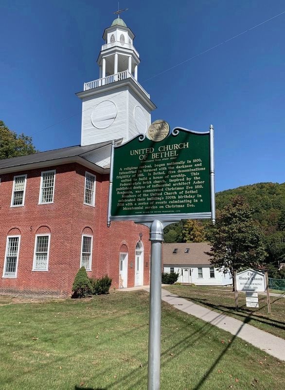 United Church Of Bethel Marker 2020 image. Click for full size.