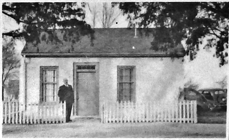 Marker detail: Frederick Madison Smith in front of his study. Click for full size. Marker detail: Frederick Madison Smith in front of his study image. Click for full size.