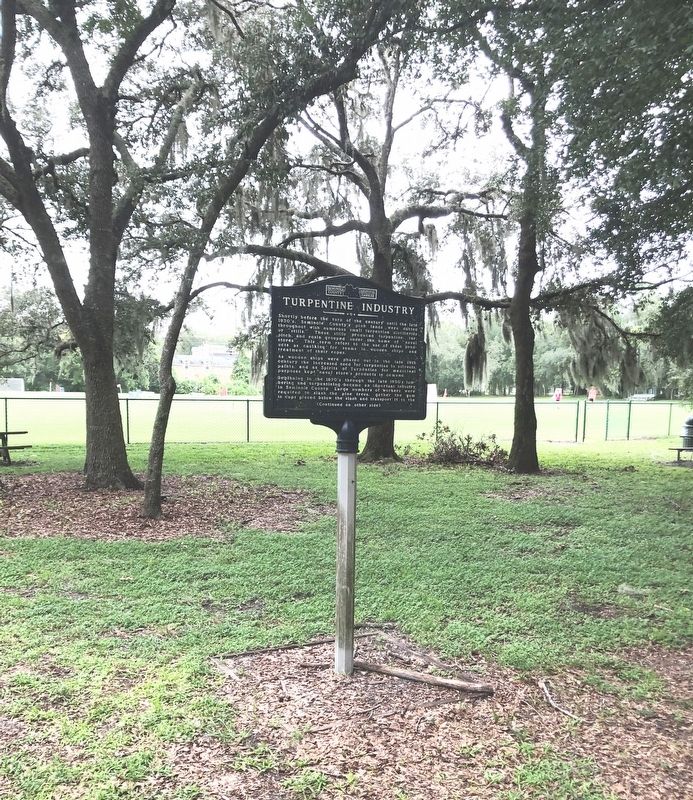 Turpentine Industry Marker. Click for full size. Turpentine Industry Marker image. Click for full size.