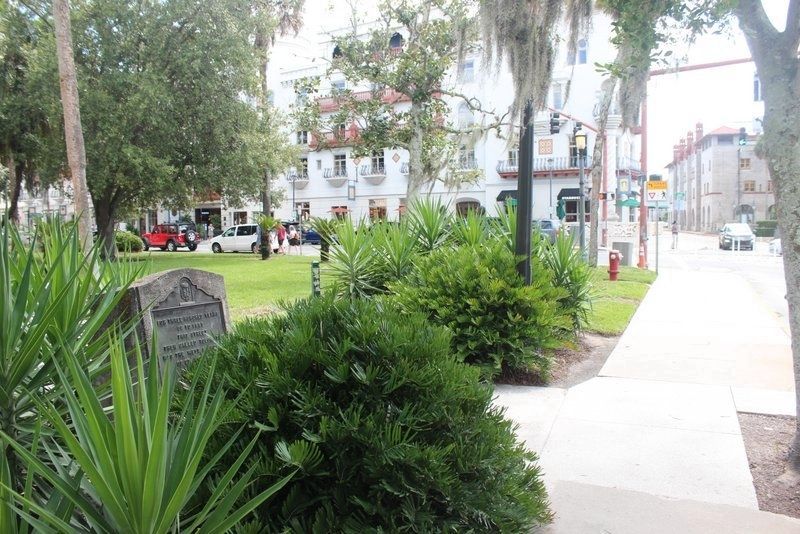 Tolomato Street Marker looking south on Cordova Street. Click for full size. Tolomato Street Marker looking south on Cordova Street image. Click for full size.
