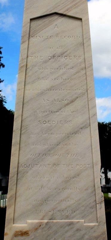 Dade Monument (rear) image. Click for full size.