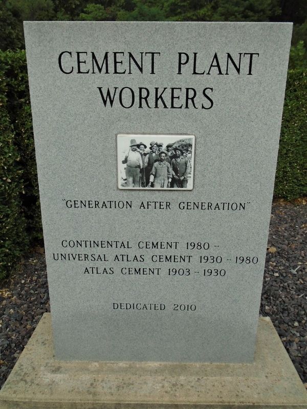 Cement Plant Workers Marker image. Click for full size.
