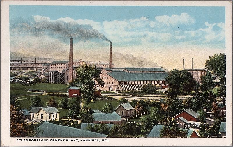 Atlas Portland Cement Company Postcard image. Click for full size.