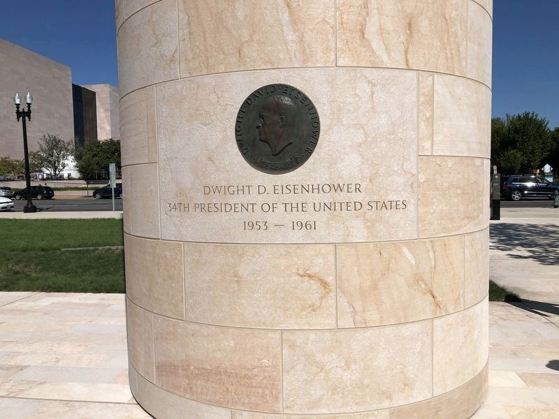 Dwight D. Eisenhower Memorial. Click for full size. Dwight D. Eisenhower Memorial image. Click for full size.
