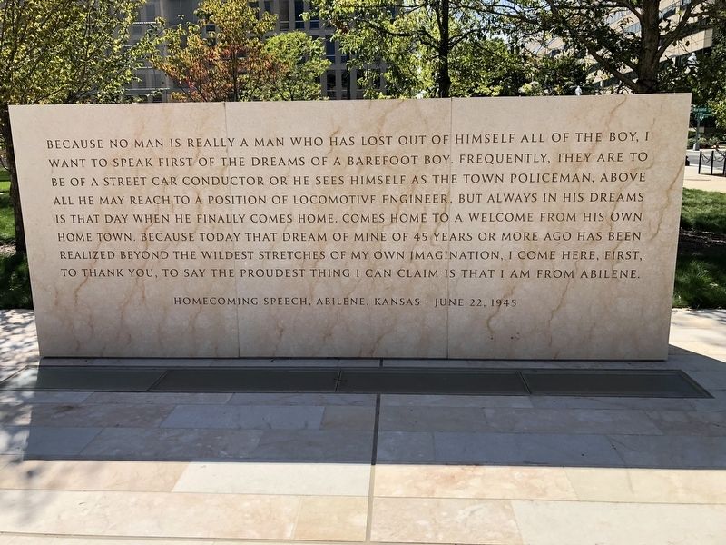 Dwight D. Eisenhower Memorial. Click for full size. Dwight D. Eisenhower Memorial image. Click for full size.