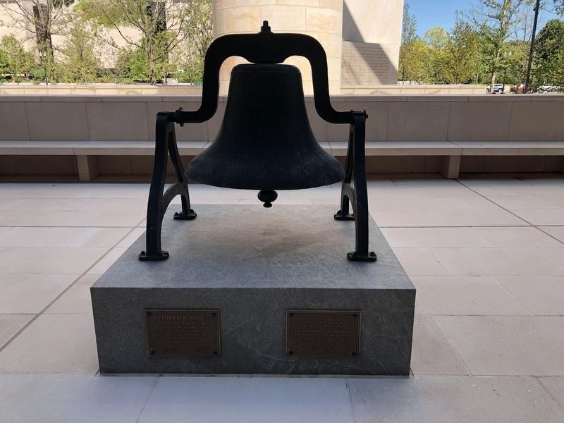 Milford School Bell Marker. Click for full size. Milford School Bell Marker image. Click for full size.