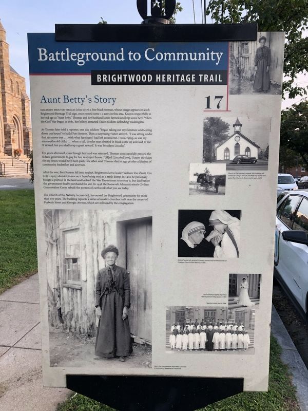 Aunt Betty's Story Marker image. Click for full size.