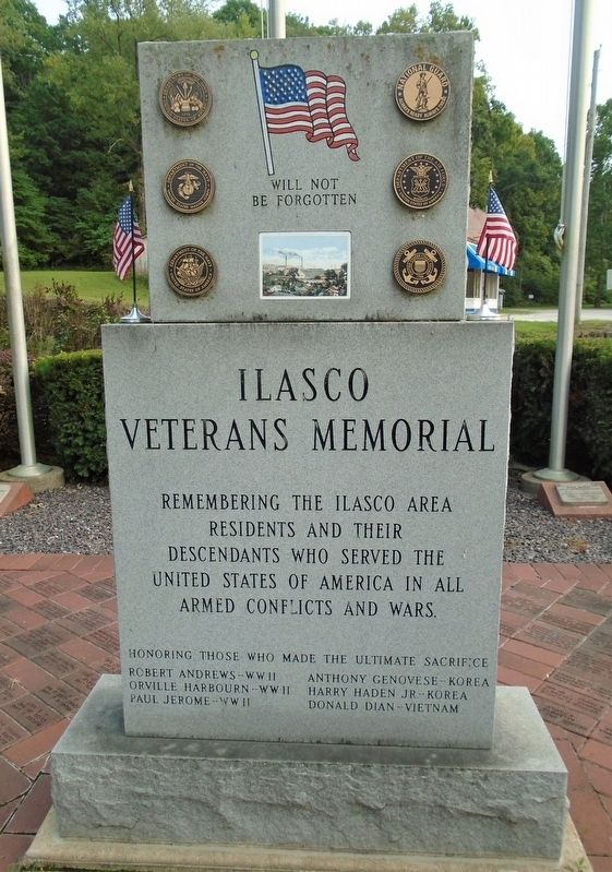 Ilasco Veterans Memorial image. Click for full size.