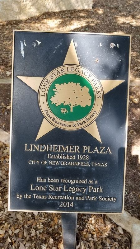 Lindheimer Plaza Marker image. Click for full size.