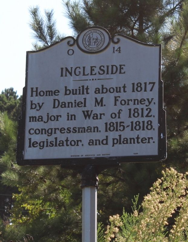 Ingleside Marker. Click for full size. Ingleside Marker image. Click for full size.