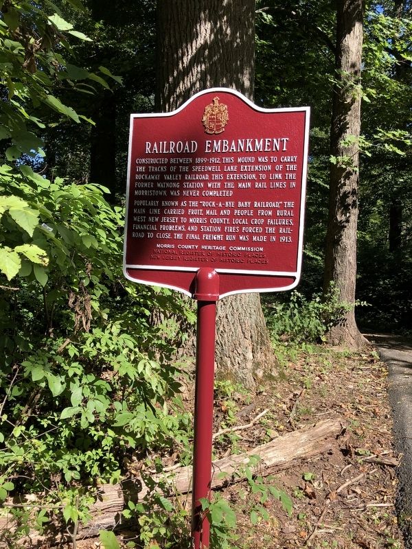 Railroad Embankment Marker image. Click for full size.