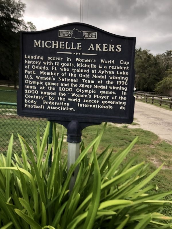 Michelle Akers Marker image. Click for full size.