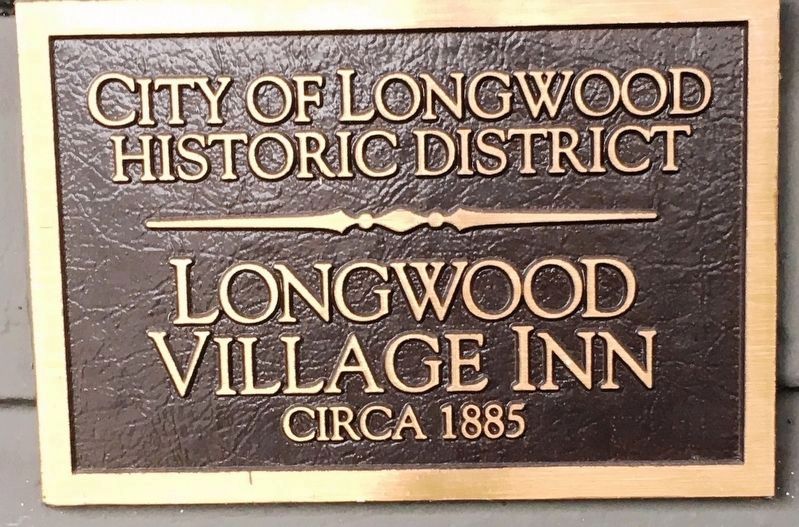 Longwood Village Inn circa 1885 image. Click for full size.