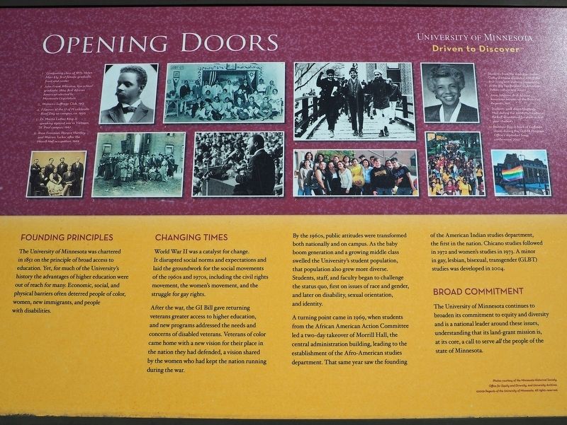 Opening Doors marker image. Click for full size.