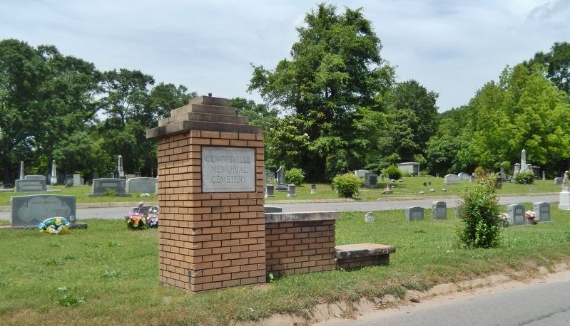 Centreville Cemetery Entrance image. Click for full size.