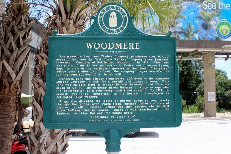 Woodmere Marker Side 1 image. Click for full size.