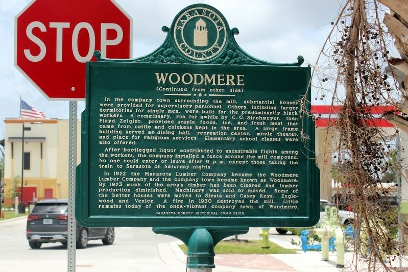 Woodmere Marker Side 2 image. Click for full size.